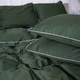 Комплект постельного белья Mirson Двуспальный 175х210 см 0844 Green Olive Corner Сатин (2200008710941) - изображение 9