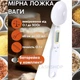 Мерная ложка-весы KITCHEN SPOON WITH SCALE точные кухонные со шкалой от 0.1 до 500 г (белая) - изображение 1