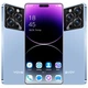 Телефон Vove i15 pro max с двумя SIM-картами, экран 6,74, 4ГБ + 64 ГБ, разблокировка по отпечатку пальца, синий (Подарунок: 1 силіконовий чохол для телефону та 1 захисна плівка для екрану) - изображение 1