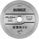 Алмазный диск DeWALT 76x1.0x9.5мм сплошной (DT20591) - изображение 1