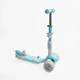 Трехколесный самокат Best Scooter P-92401 с сиденьем, ручкой управления и бампером, Голубой с динозавром - изображение 5
