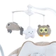 Укачивающий центр EL CAMINO TEDDY ME 1075 с пультом, таймером, 5 режимами укачивания и 12 мелодиями, Бежевый - изображение 6