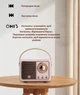 Портативная колонка Bluetooth водонепроницаемая в стиле ретро Pink - изображение 4