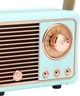 Портативная колонка Bluetooth водонепроницаемая в стиле ретро Blue - изображение 7