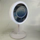 Настольное косметическое зеркало Beauty Breeze Mirror с LED подсветкой, вентилятором и увеличением 5х, круглое зеркало для макияжа с питанием от USB и дополнительным увеличением Белое LY-699-White - изображение 4