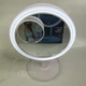 Настольное косметическое зеркало Beauty Breeze Mirror с LED подсветкой, вентилятором и увеличением 5х, круглое зеркало для макияжа с питанием от USB и дополнительным увеличением Белое LY-699-White - изображение 6