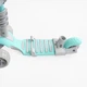 Трехколесный самокат Best Scooter P-67303 с сиденьем, ручкой управления и бампером, Мятный с динозавром - изображение 5