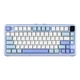 Механічна клавіатура MechLands Vibe75 V2 Blue перемикачі Cream Mint - зображення 1