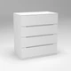 Комод Дельта №1 Континент 1090/610/1200 Белый - изображение 1