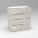 Комод Дельта №2 Континент 1090/610/1200 Дуб Шамони Светлый - изображение 2
