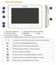 Відеодомофон 7 дюймів BCOM BD-780 Black - изображение 6