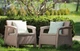 Cадові крісла Keter Corfu Duo Set (2 шт) бежеві (258977) - зображення 5
