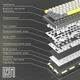 Клавіатура бездротова Epomaker EK68 65% Budgerigar V2 Switch Hot-Swap (2.4G/BT/USB) RGB UA Black (EK68-B-BV2) - зображення 10