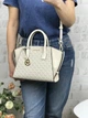 Сумка жіноча Michael Kors Avril Small Logo Top-Zip Satchel (35F4G4VS1B) - зображення 8