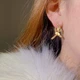 Золотисти сережки Bolts Bijoux-e - изображение 1