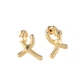 Золотисти сережки Bolts Bijoux-e - изображение 3
