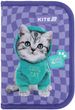 Пенал шкільний без наповнення Kite Studio Pets 1 відділення 2 відвороти 20.5х14х4 см Фіолетовий (SP25-622-2) - зображення 1