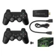 Игровая консоль Data Frog 4K с двумя беспроводными контроллерами Retro TV Dendy 64 ГБ Black - изображение 1