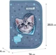 Пенал шкільний з наповненням Kite Studio Pets 1 відділення 2 відвороти 20.5х14х4 см Сіро-блакитний (SP25-622H-3) - зображення 3