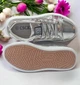 Кроссовки детские для девочки 3050 CSCK. S 32 (стелька 20,5см) серебряные - изображение 7