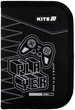 Пенал шкільний з наповненням Kite Player 1 відділення 2 відвороти 20.5х14х4 см Чорний (K25-622H-6) - зображення 1