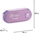 Пенал шкільний Kite Cute 22x8.5x4.5 см Рожевий (K25-599-1) - зображення 3