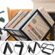 Стеллаж подставка для хранения виниловых пластинок и книг Black SP-100-2 - изображение 5
