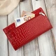 Кошелек женский кожаный Paolo Peruzzi AL-02-RD Красный (5905567212062) - изображение 6