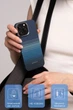 Карбоновый чехол Pitaka Tactile Woven Case Moonrise для iPhone 16 Pro Max Синий (KI1601MOM) - изображение 15