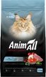 Полнорационный сухой корм AnimAll для кошек с лососем белой рыбой и свежей индейкой 12 кг (5902706511673) - изображение 1