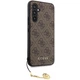 Чохол Guess 4G Charms Collection для Samsung Galaxy S23 FE (S711) Brown (GUHCS23FEGF4GBR) - зображення 4