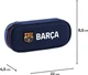 Пенал шкільний Kite FC Barcelona 22x8.5x4.5 см Синій (BC25-599) - зображення 3