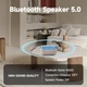 Цифровой будильник PRIBUY с беспроводным зарядным устройством, динамиком Bluetooth, двойной будильник, прикроватная лампа. Розовый - изображение 3