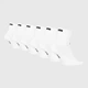 Набор женских носков коротких хлопковых Puma Elements Unisex Quarter 93875802 35-38 6 пар White (8720245824125) - изображение 2