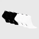 Набор женских носков коротких хлопковых Puma Elements Unisex Quarter 93875803 35-38 6 пар White/Black (8720245825016) - изображение 2
