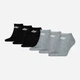 Набор женских носков коротких хлопковых Puma Elements Unisex Sneaker 93899903 35-38 6 пар Grey/Black (8720245826938) - изображение 1