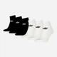 Набор женских носков коротких хлопковых Puma Elements Unisex Sneaker 93899904 35-38 6 пар White/Black (8720245824965) - изображение 1