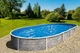 Басейн каркасний 5.5х3.7х1.2м без фільтру, AZURO 404 DL STONE, з отворами 3EXB0352 - изображение 1