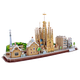 Конструктор 3D Cubic Fun City line Barcelona MC 256H - изображение 2