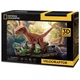 Трехмерная головоломка-конструктор CubicFun National Geographic Dino Велоцираптор - изображение 5