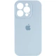 Чохол Silicone Premium case з захистом камери для iPhone 15 Pro Full Camera Protective lilac cream 9906 - изображение 1