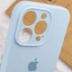 Чохол Silicone Premium case з захистом камери для iPhone 15 Pro Full Camera Protective lilac cream 9906 - изображение 4