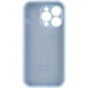 Чохол Silicone Premium case з захистом камери для iPhone 15 Pro Full Camera Protective lilac cream 9906 - изображение 5