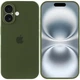 Чохол Silicone Premium case з захистом камери для iPhone 17 Full Camera Protective dark olive 5736 - изображение 2