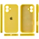 Чохол Silicone Premium case з захистом камери для iPhone 17 Full Camera Protective yellow 5712 - изображение 4