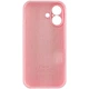 Чохол Silicone Premium case з захистом камери для iPhone 17 Full Camera Protective pink 5835 - изображение 5