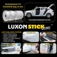 Виниловые полоски для авто Спортивные Черные Глянцевые Рулончик LUXON «Stick Line» Gloss 7 мм х 5 м (869) - изображение 6