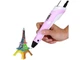 3D ручка желтая 3D Pen 2 с комплектом PLA пластика 25 цветов 250 метров - изображение 8