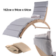 Садовий шезлонг Di Volio Ciampino бежево/сірий - зображення 1
