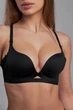 Бюстгалтер безшовний без кісточок Nud Jasmine Lingerie 70A Чорний - зображення 3